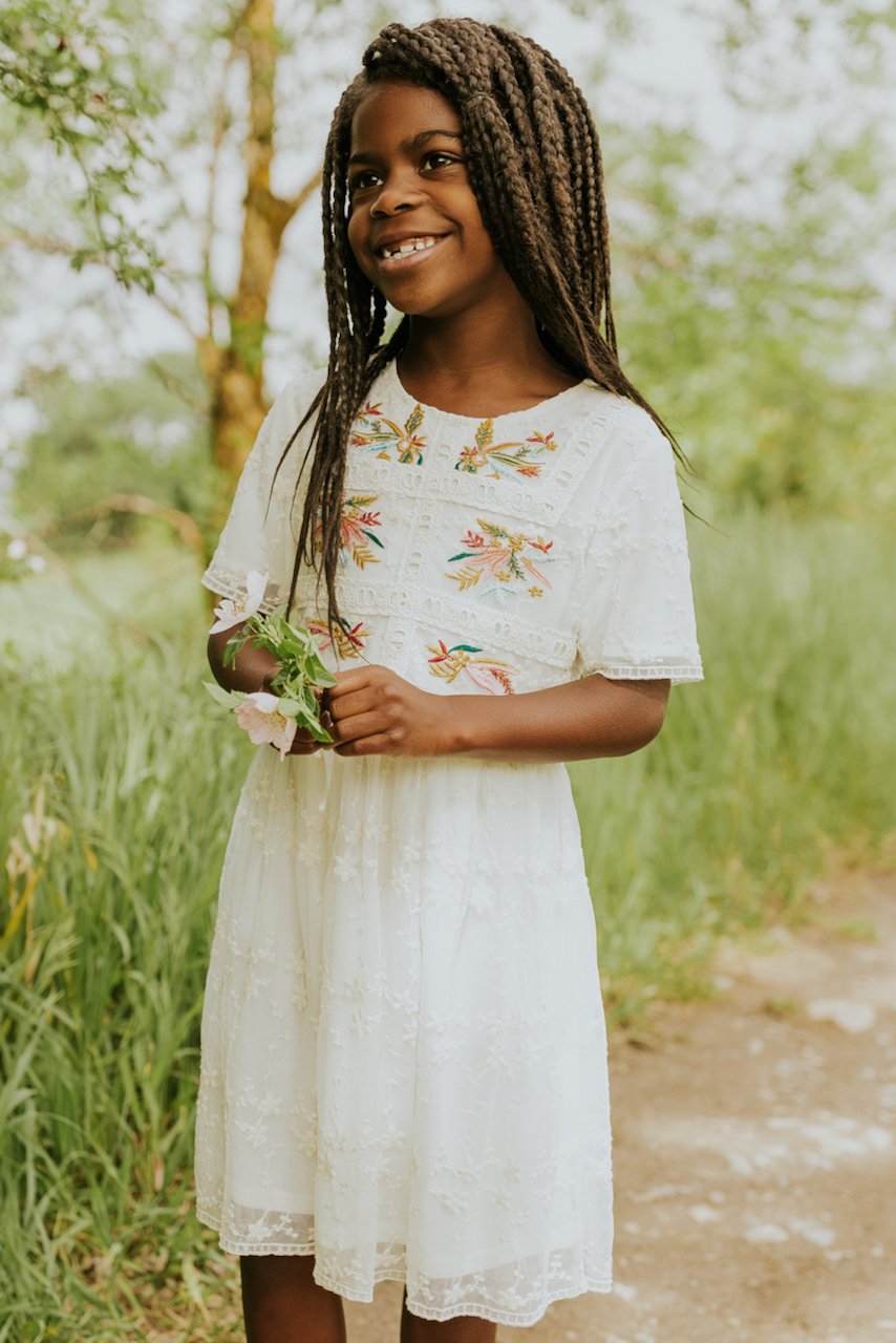 Colorful embroidery dresses | ROOLEE