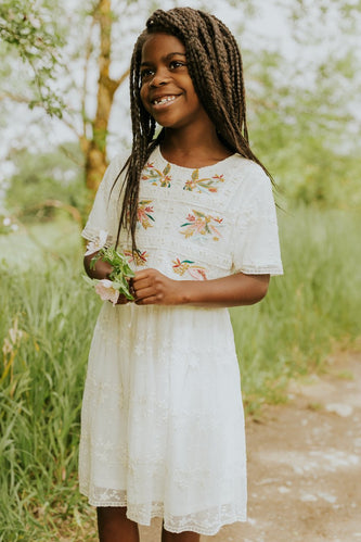 Colorful embroidery dresses | ROOLEE