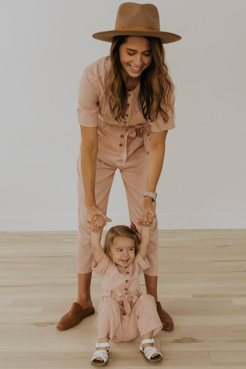 Mini Hello There Tie Jumpsuit
