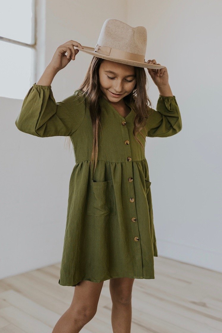 Long sleeve winter dresses for girls | ROOLEE