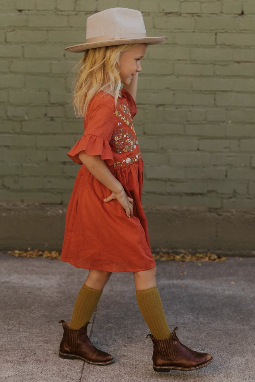 Mini DeMille Embroidery Dress