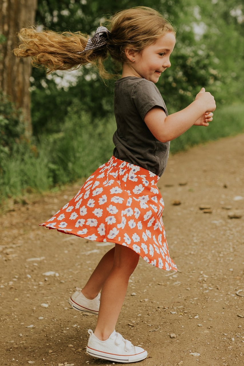 Girls Floral Skirts | ROOLEE