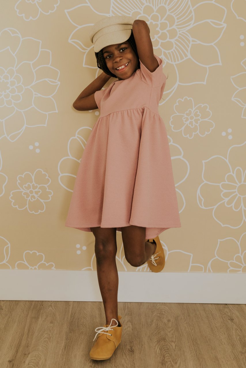 Mom and Daughter Matching Pink Dresses | ROOLEE