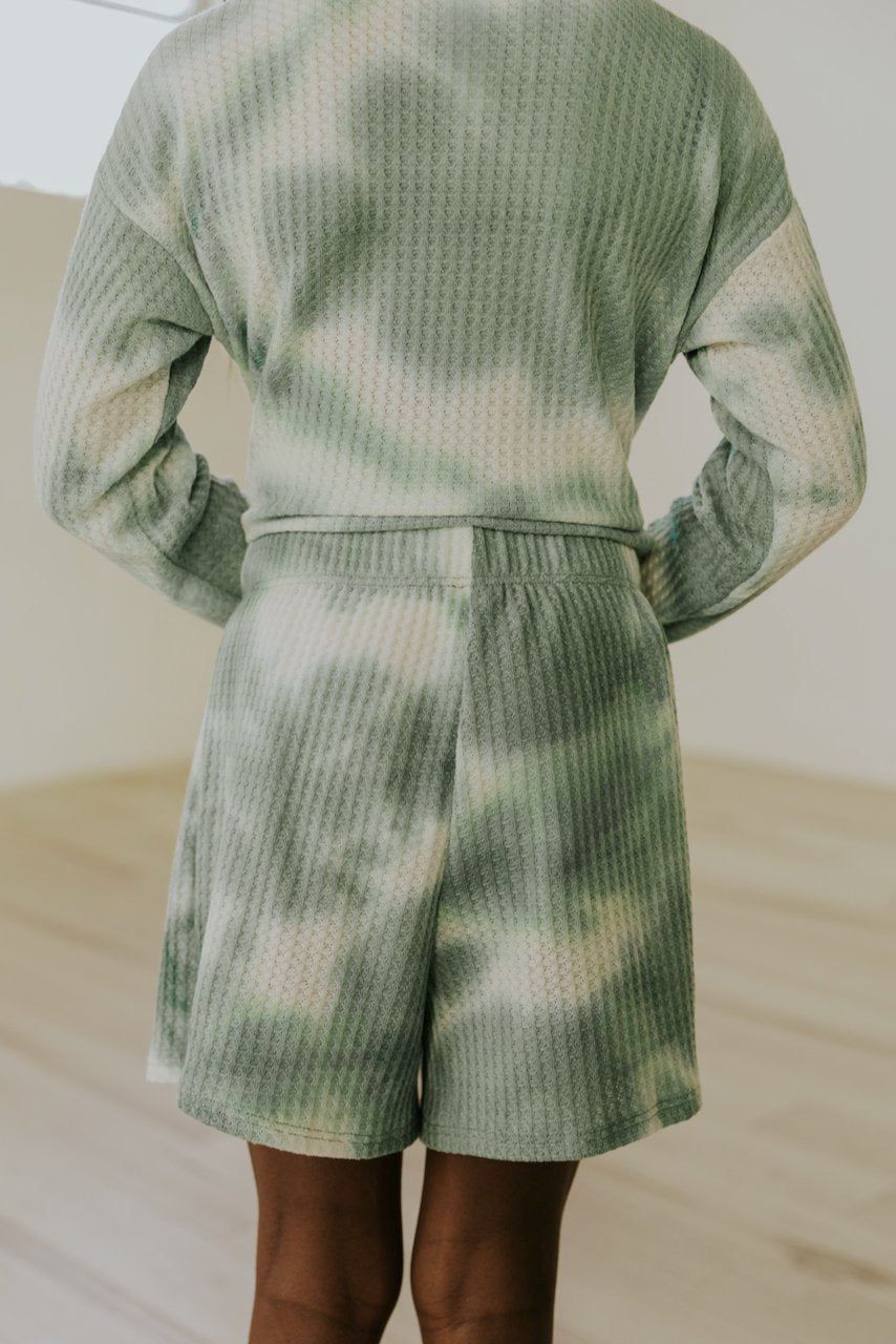 Girls Green Tie Dye Set | ROOLEE