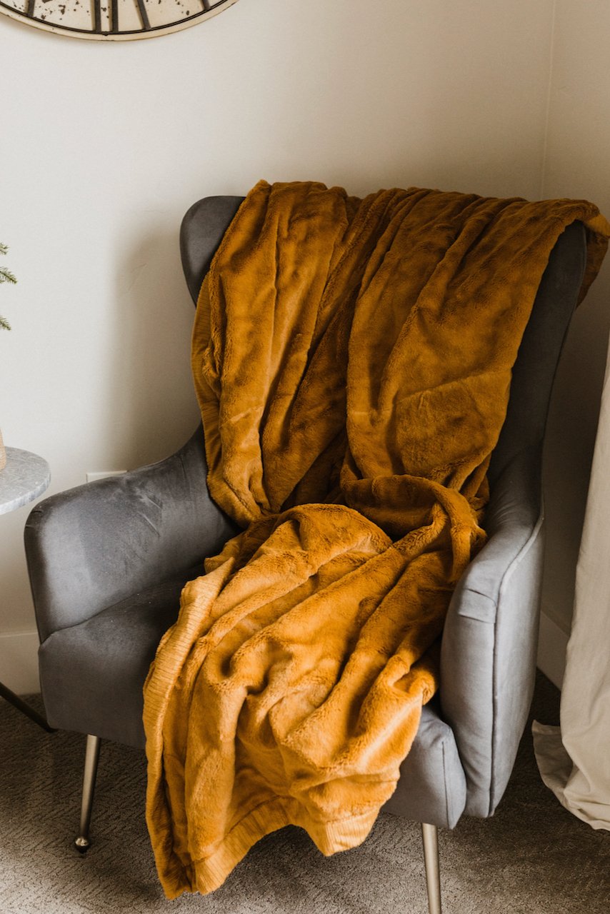 Camel Lush Blanket