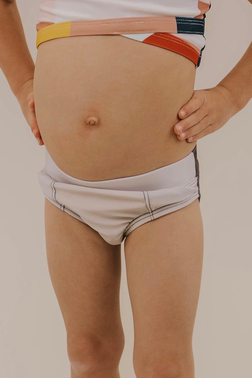 Multi Colored Swim Bottoms for Girls | ROOLEE