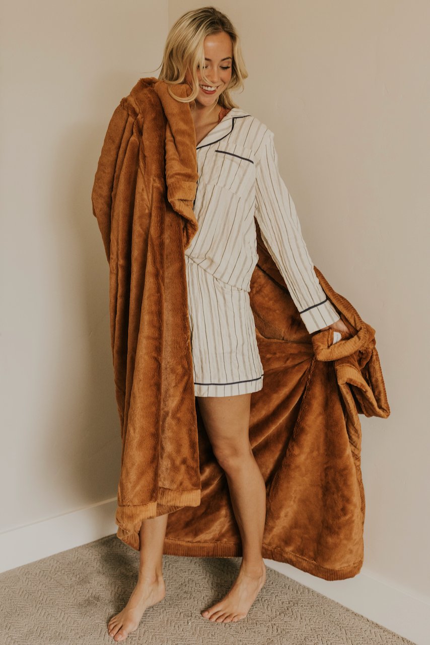 Camel Lush Blanket