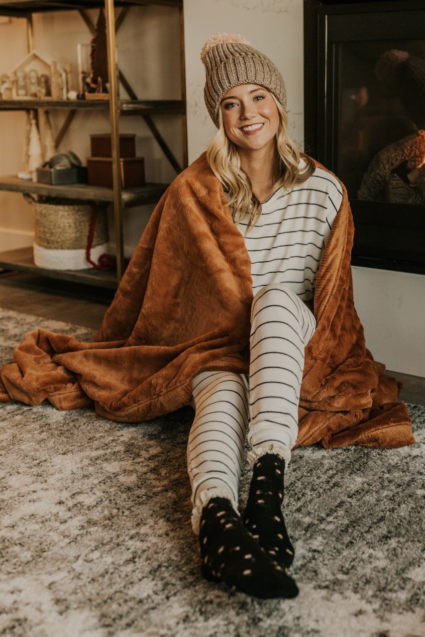 Camel Lush Blanket
