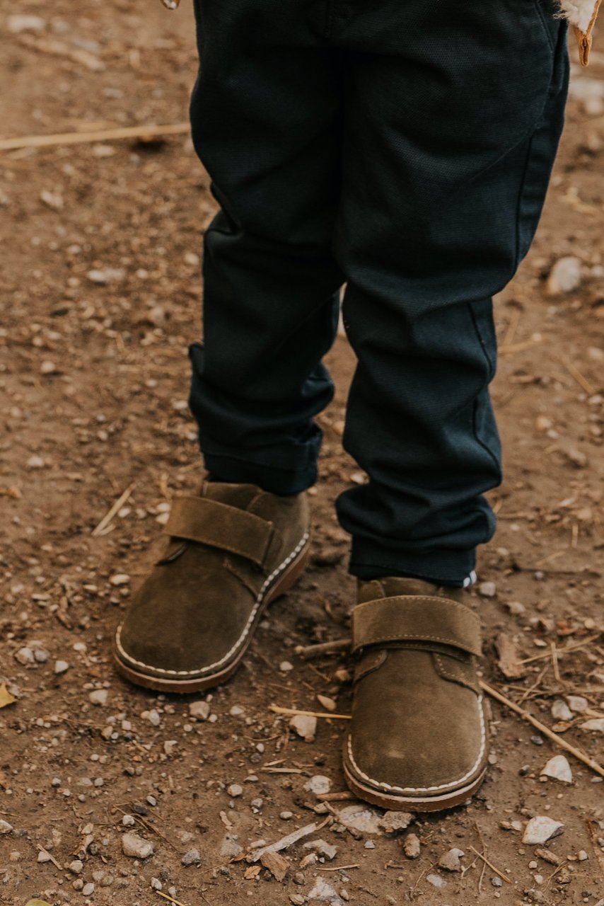 Boys olive dress shoes | ROOLEE