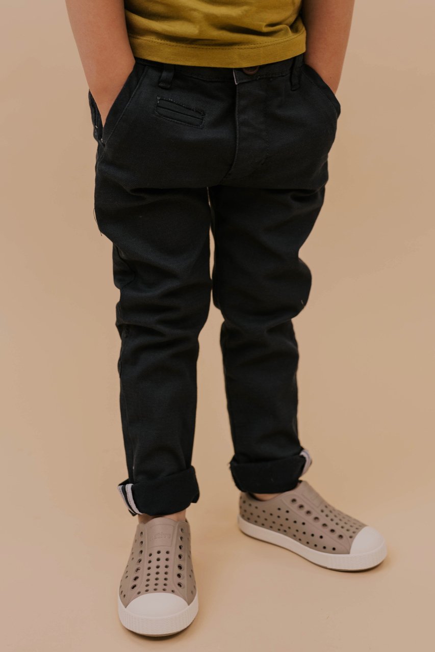 Kids Black Pants | ROOLEE