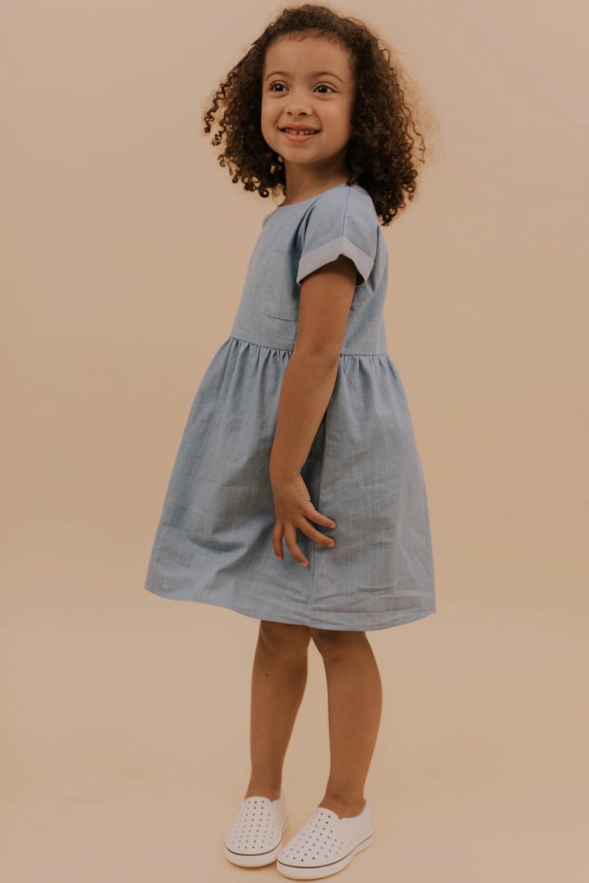 Girls Pocket Dress | ROOLEE