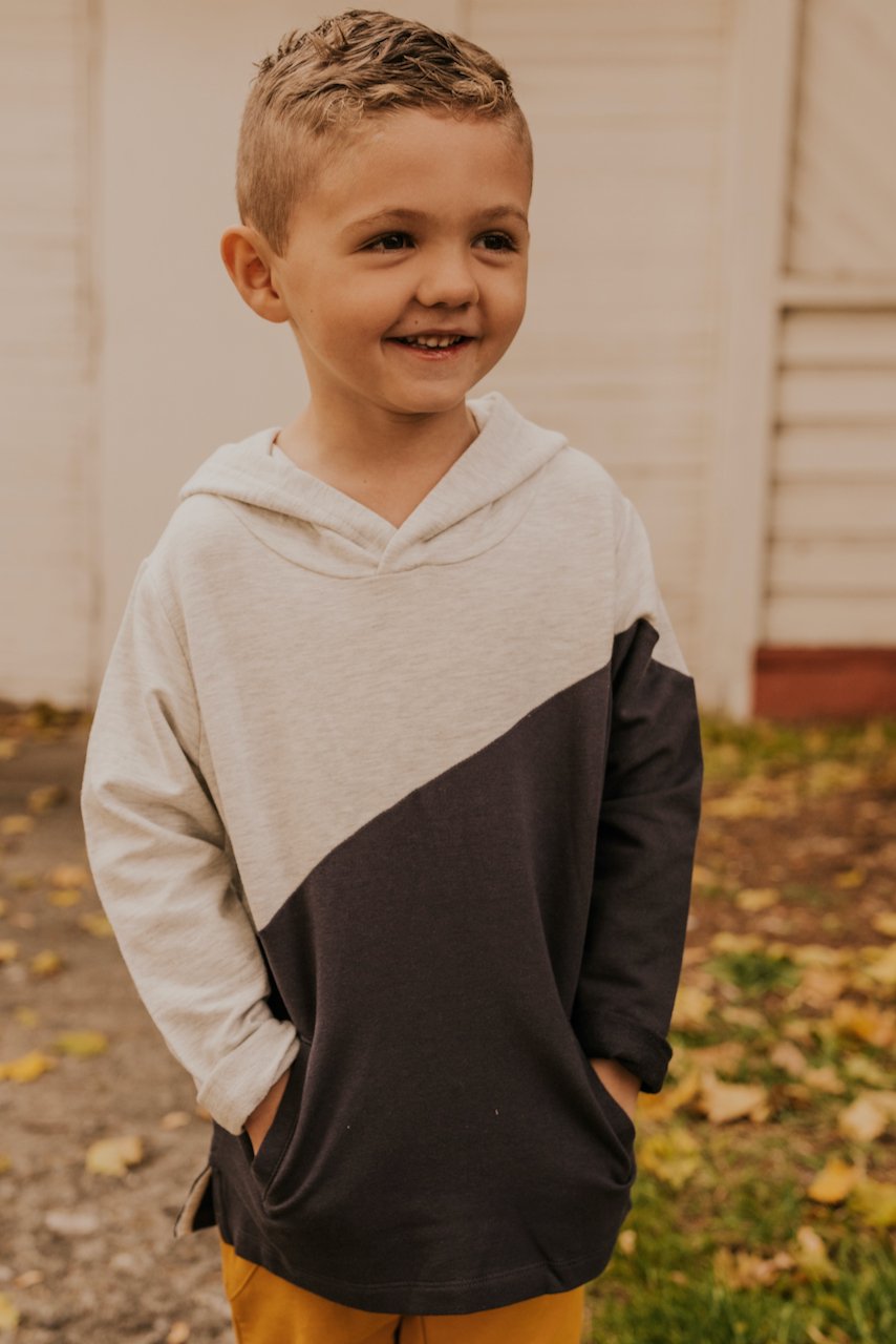 Boys grey hoodie | ROOLEE
