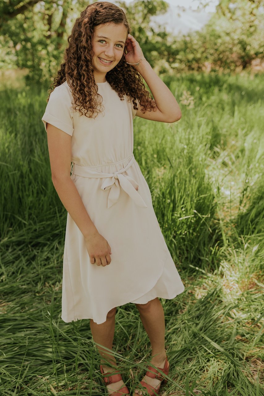 Solid colored dresses for tweens | ROOLEE