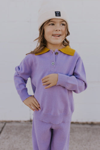 Purple Long Sleeve Tops for Kids | ROOLEE