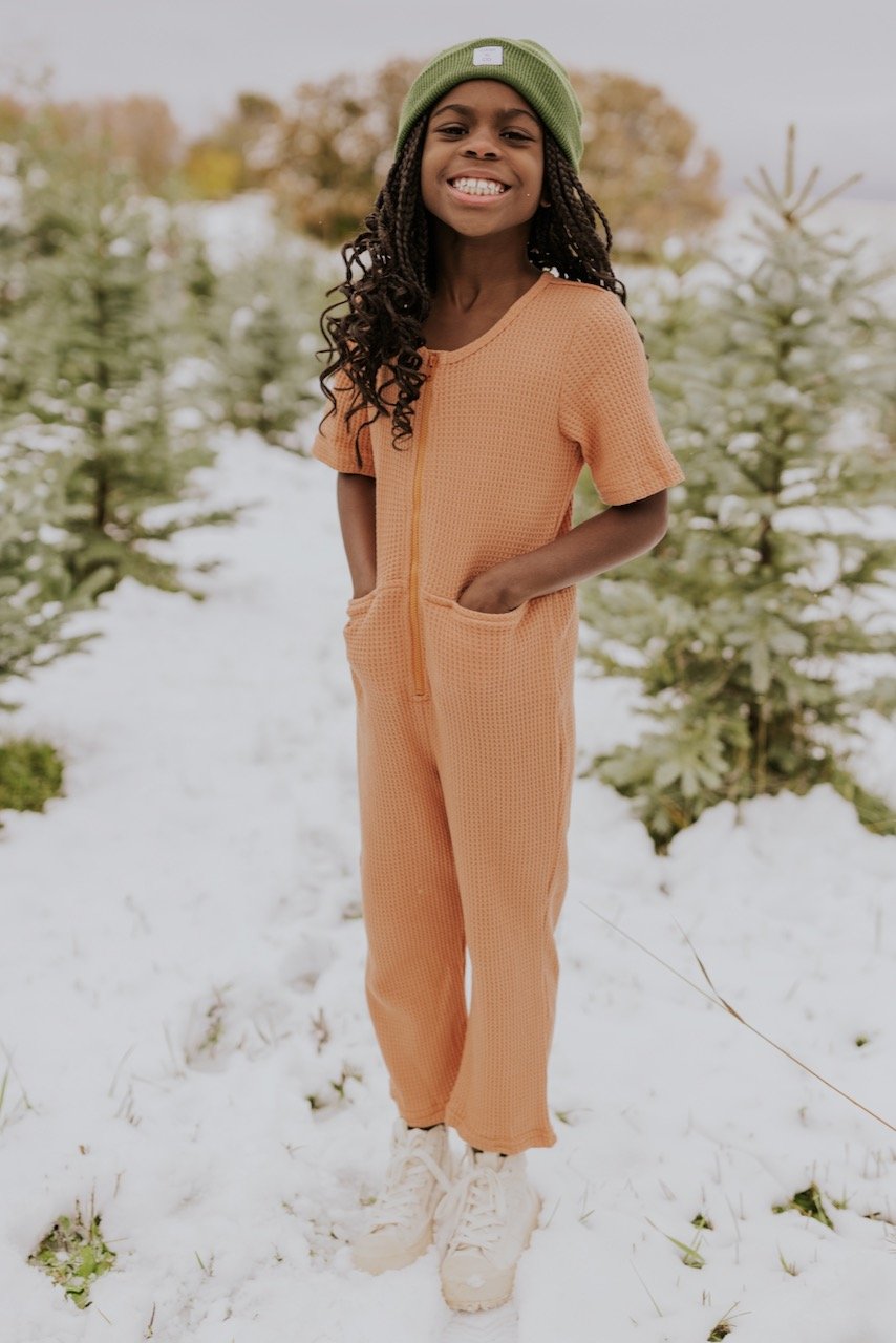 Orange Jumpsuit For Youth Girls l ROOLEE