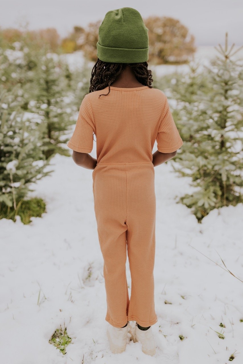 Youth Girls Jumpsuit Pink Color l ROOLEE