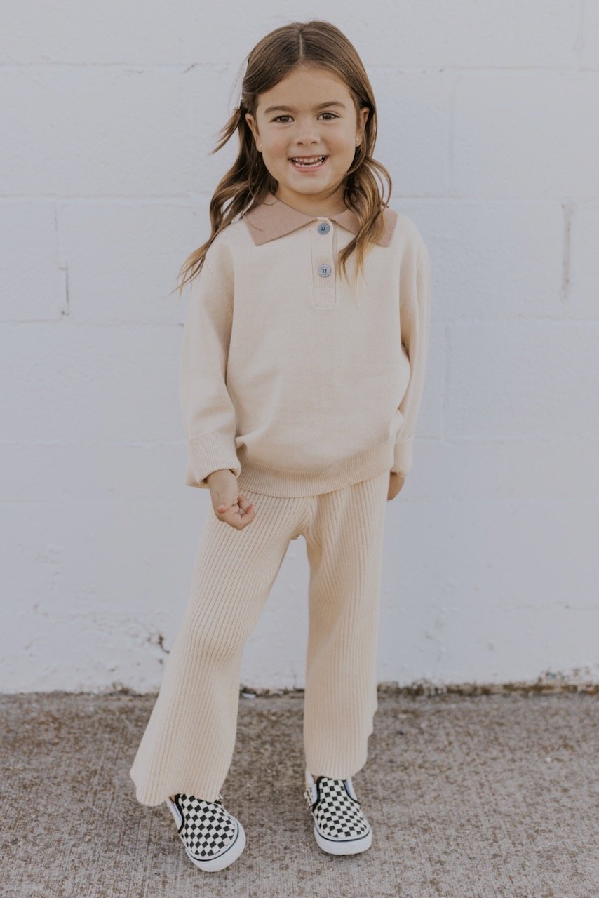 Kids Ribbed Pants | ROOLEE