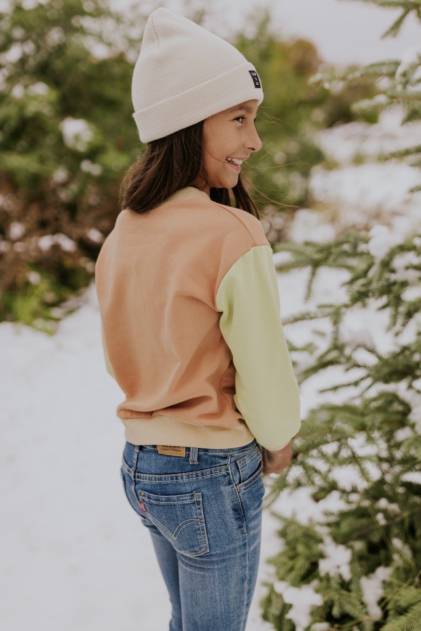Peach Color Sweater For Kids l ROOLEE