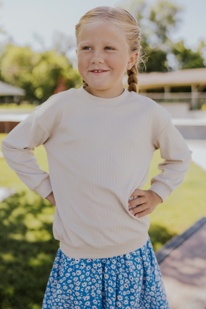 Girls Cream Tops | ROOLEE Kids