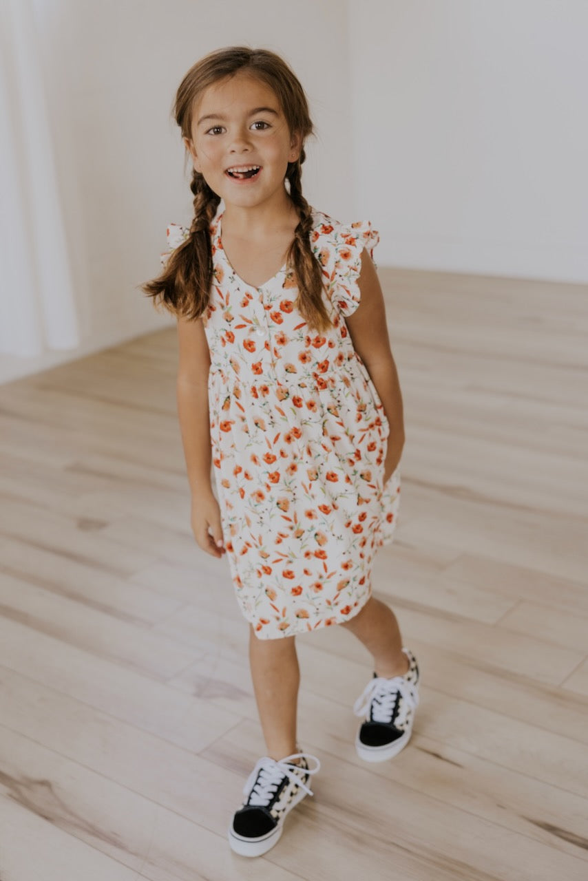 Floral Kids Dress | ROOLEE