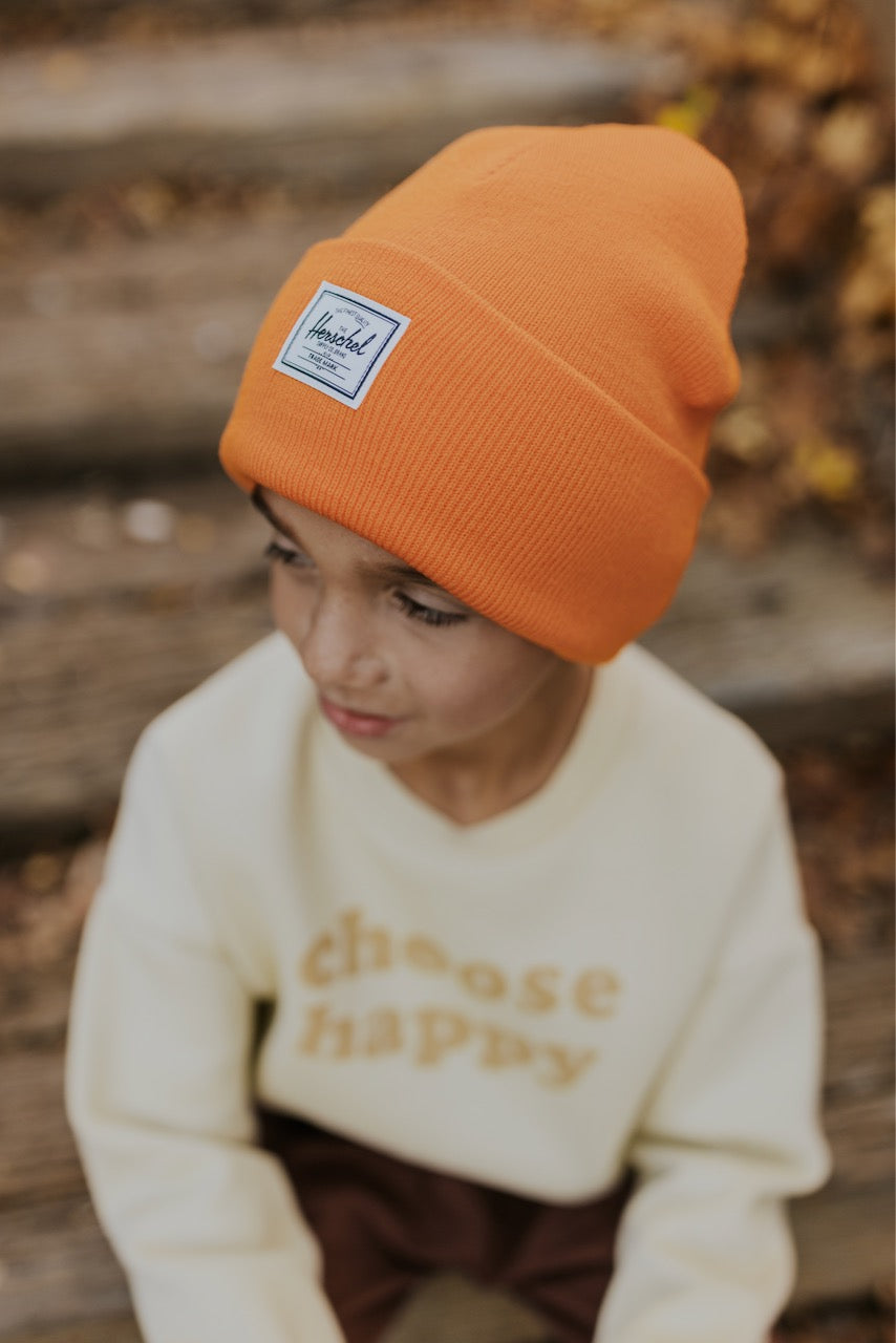 Hunting Orange Beanie For Kids l ROOLEE