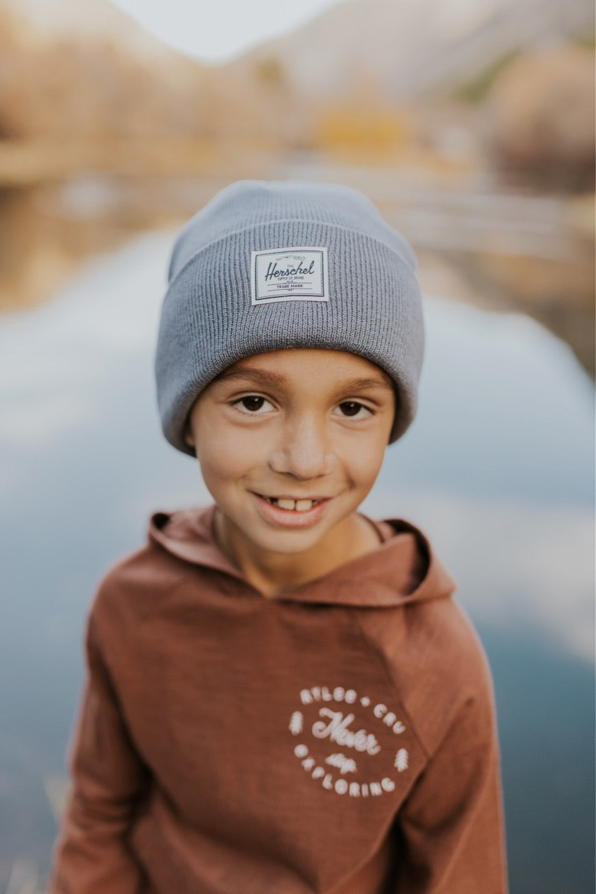 Boys Gray Beanie l ROOLEE
