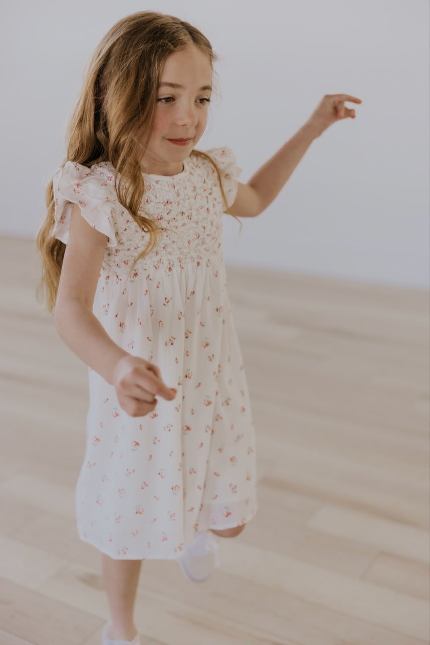 Kids Ruched Dress | ROOLEE