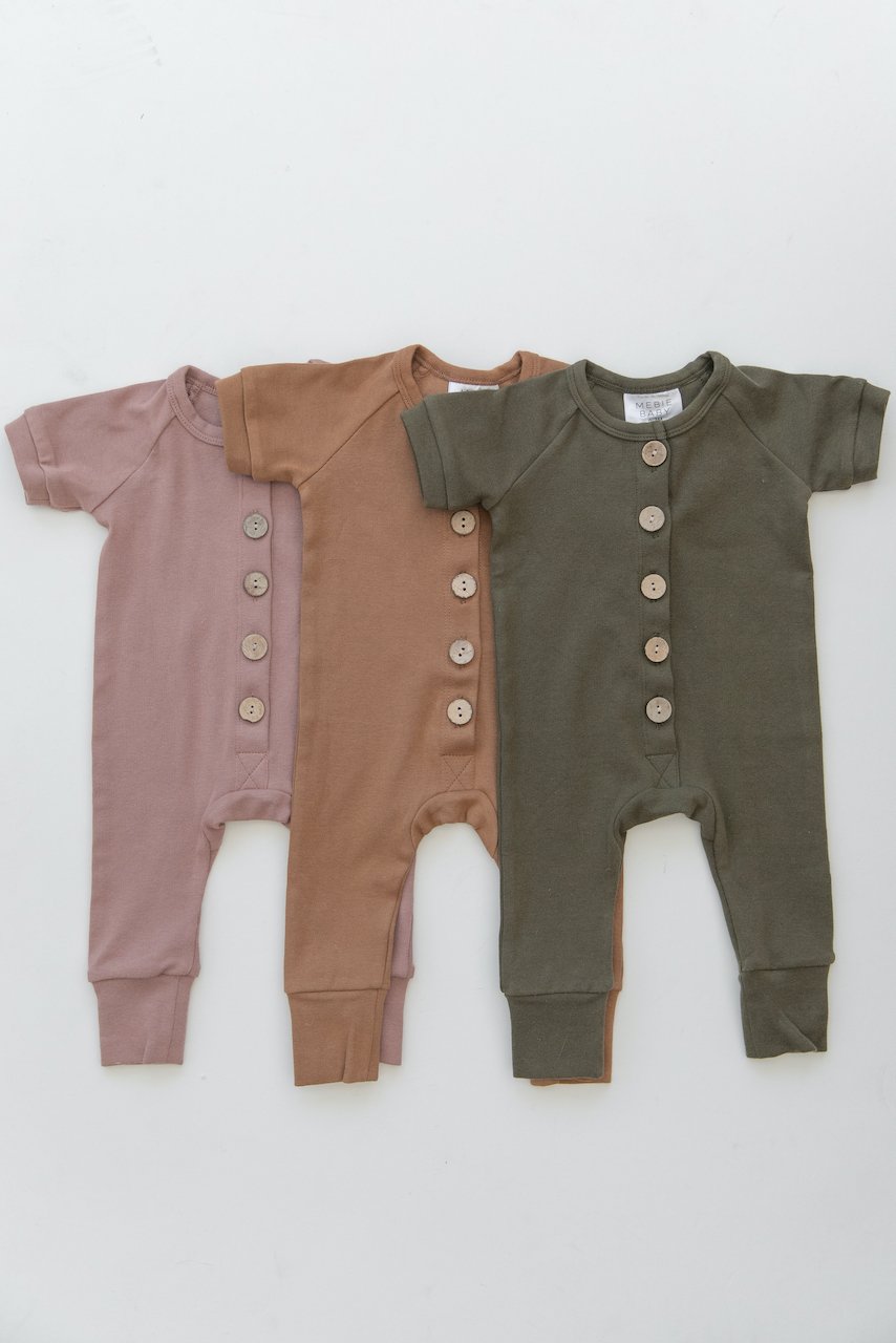 All Love Cotton Button Romper