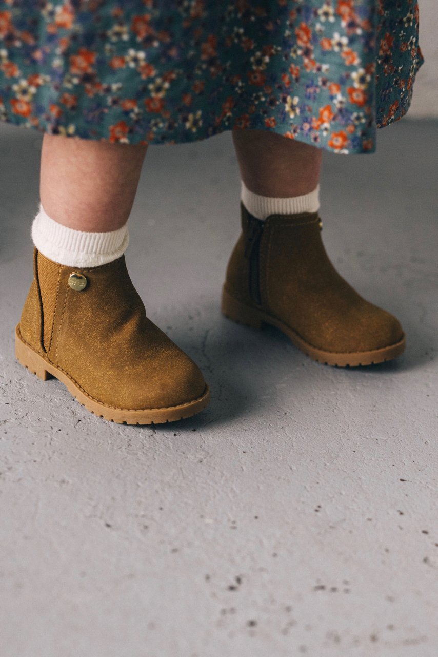 Tan Girls Ankle Boots | ROOLEE