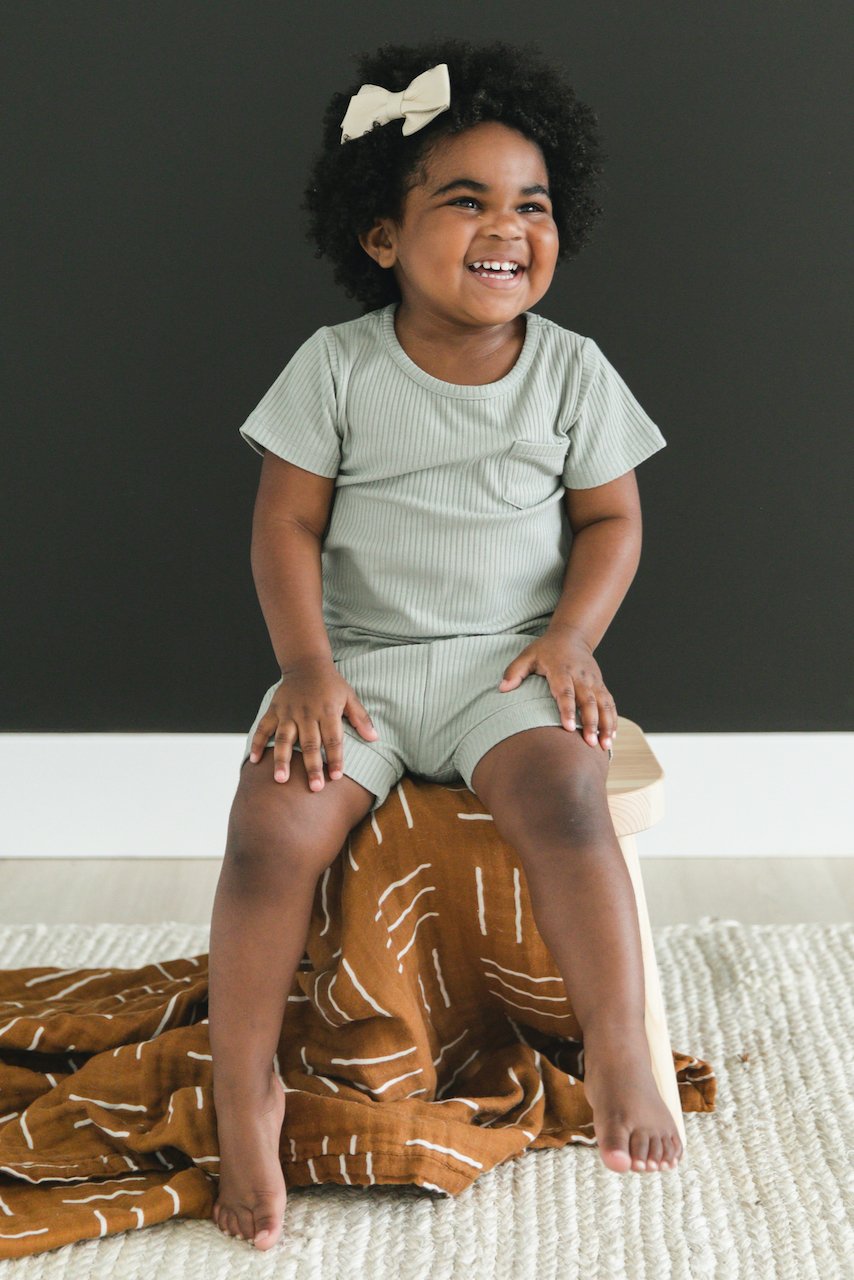 Little girls casual pajama set | ROOLEE