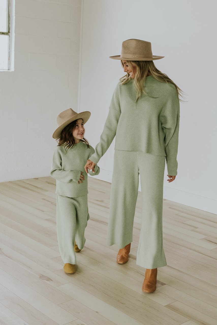 Mini Fleur Knit Pants