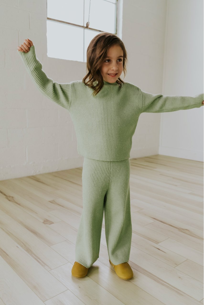Mini Fleur Knit Pants