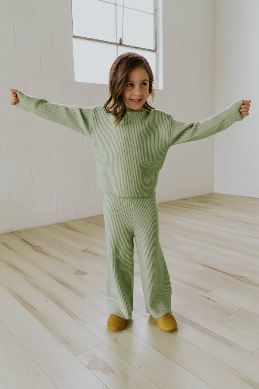 Mini Fleur Knit Sweater