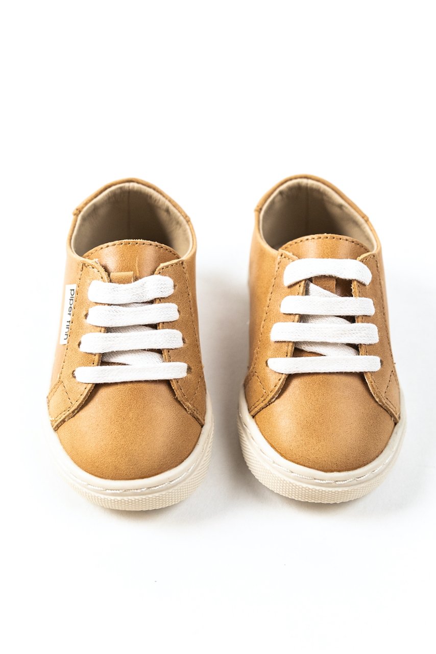 Tan lace up sneakers | ROOLEE