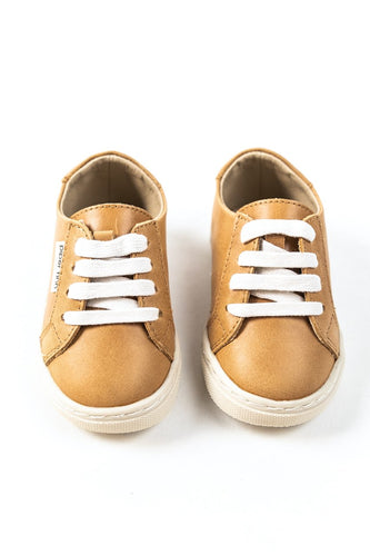 Tan lace up sneakers | ROOLEE