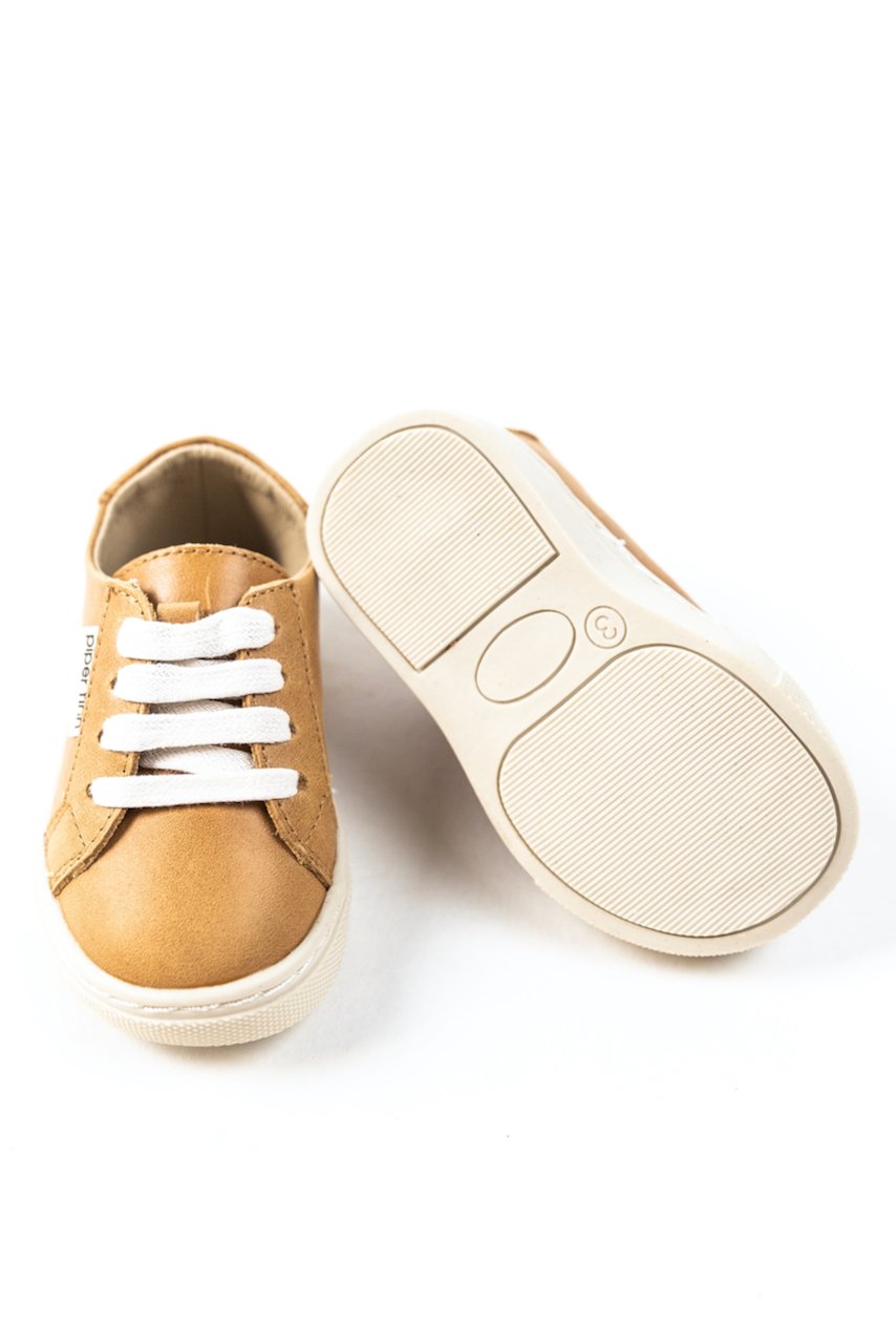 Tan lace up sneakers | ROOLEE