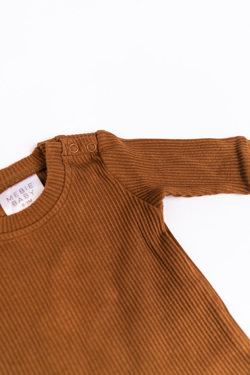 Camel Top and Bottom Sweats Honey Set | ROOLEE