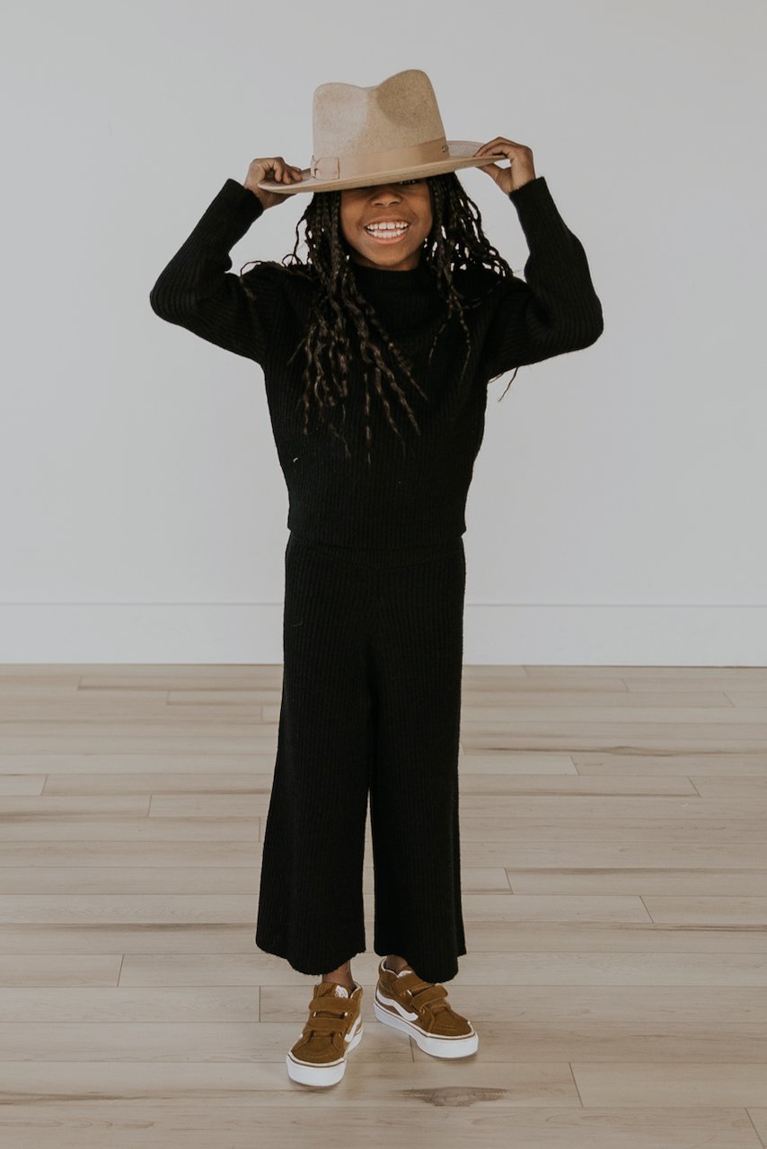 Mini Fleur Knit Pants