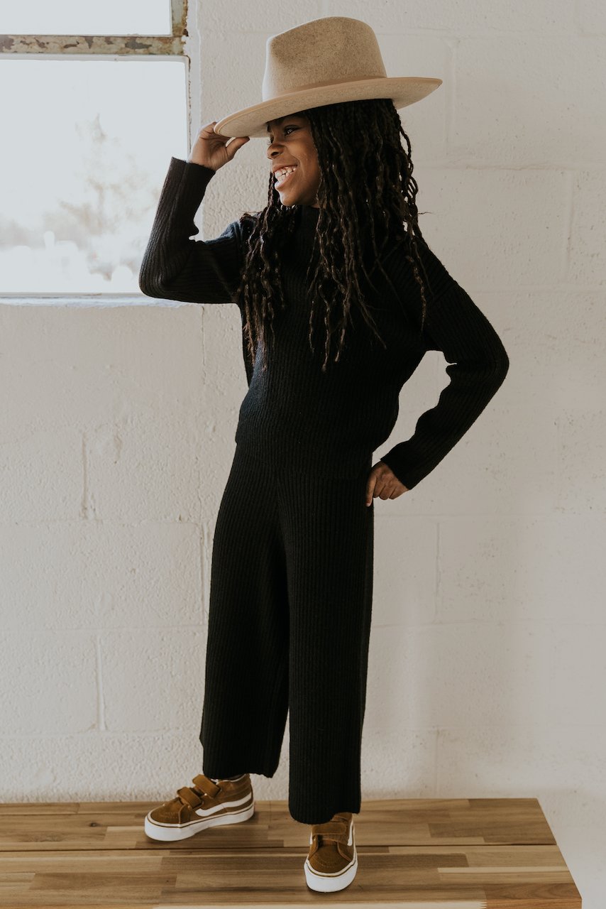 Mini Fleur Knit Pants