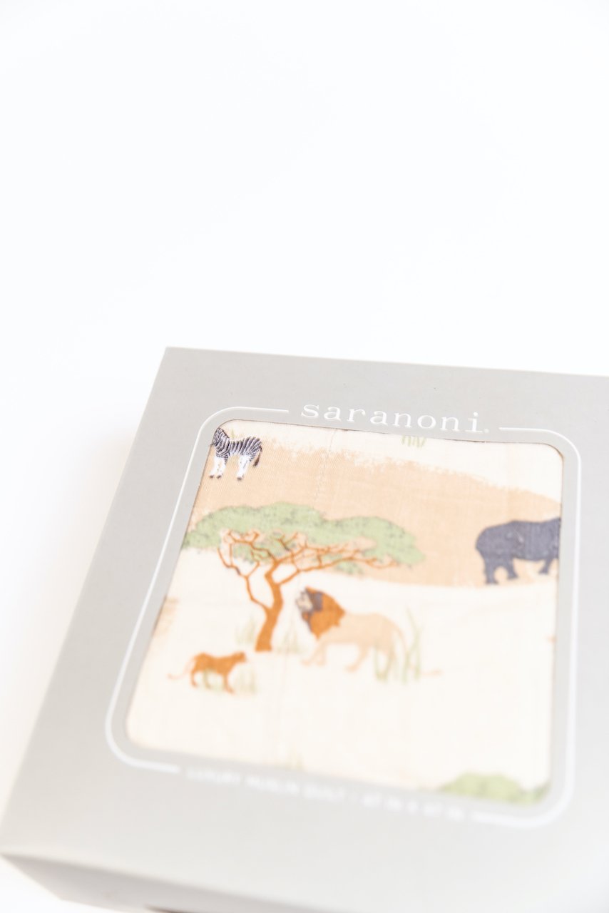 Printed Africa Baby Blankets | ROOLEE