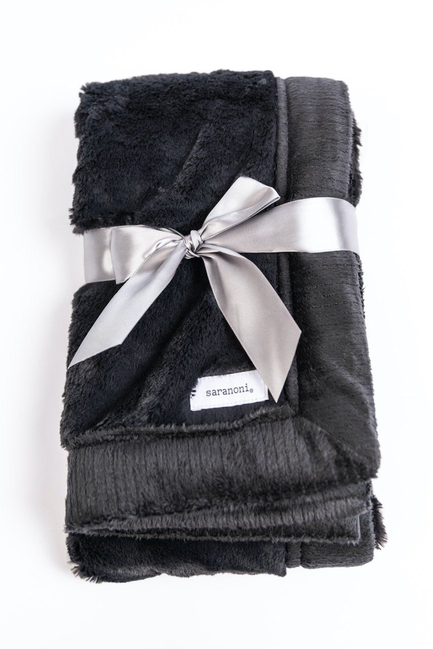 Charcoal Lush Blanket