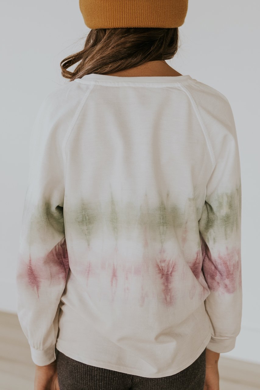 Tie dye kids cute winter top | ROOLEE