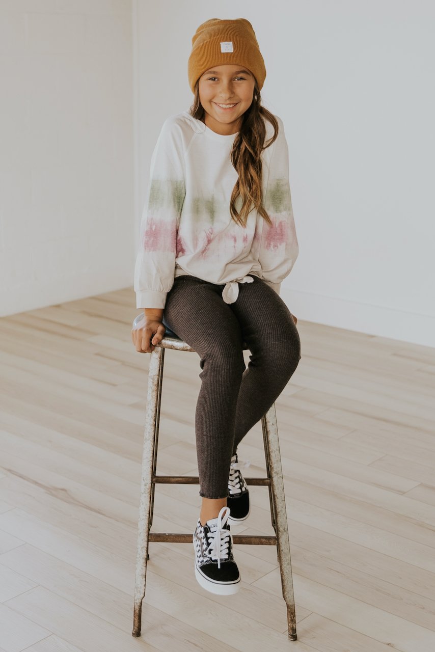 Tie dye kids cute winter top | ROOLEE