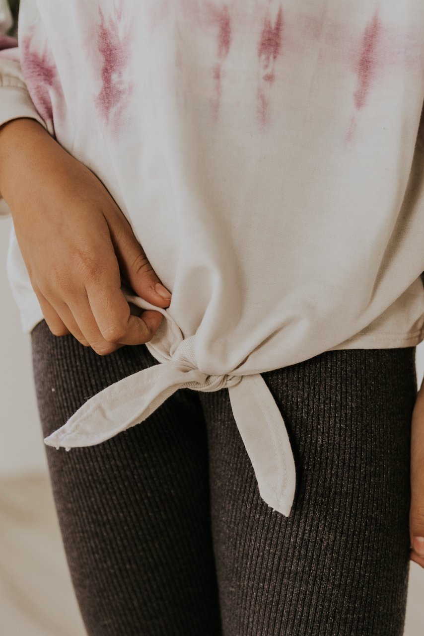 Tie dye kids cute winter top | ROOLEE