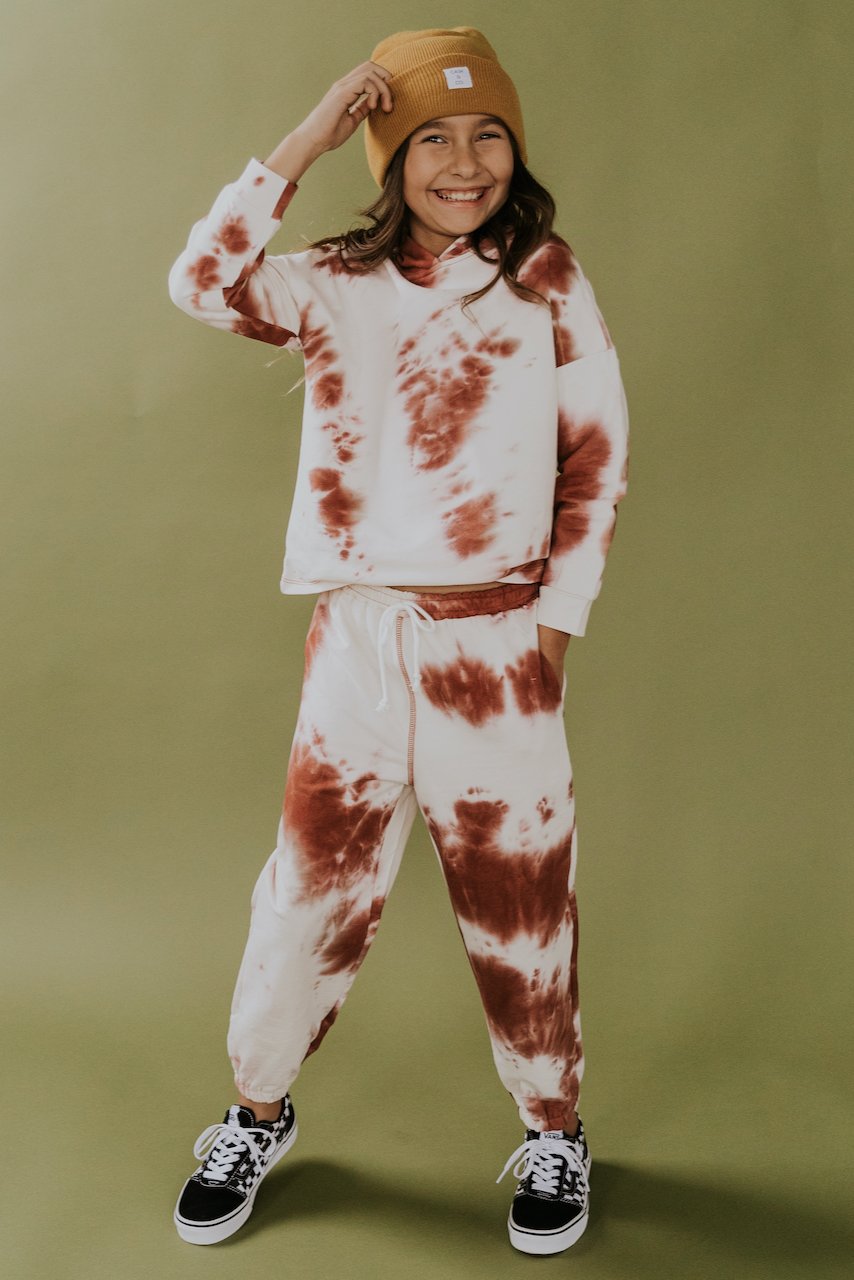 Tie dye kids cute winter pants | ROOLEE
