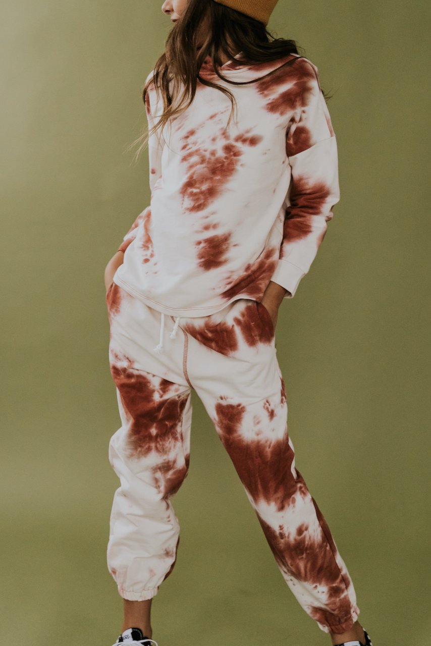 Happy Feelings Tie Dye Sweatpants