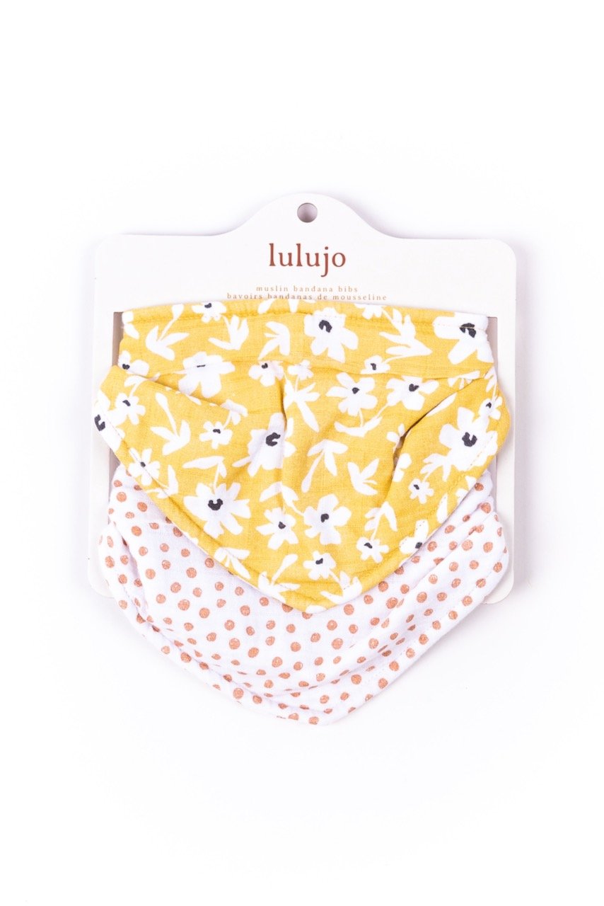 Wildflowers & Dots Bandana Bibs