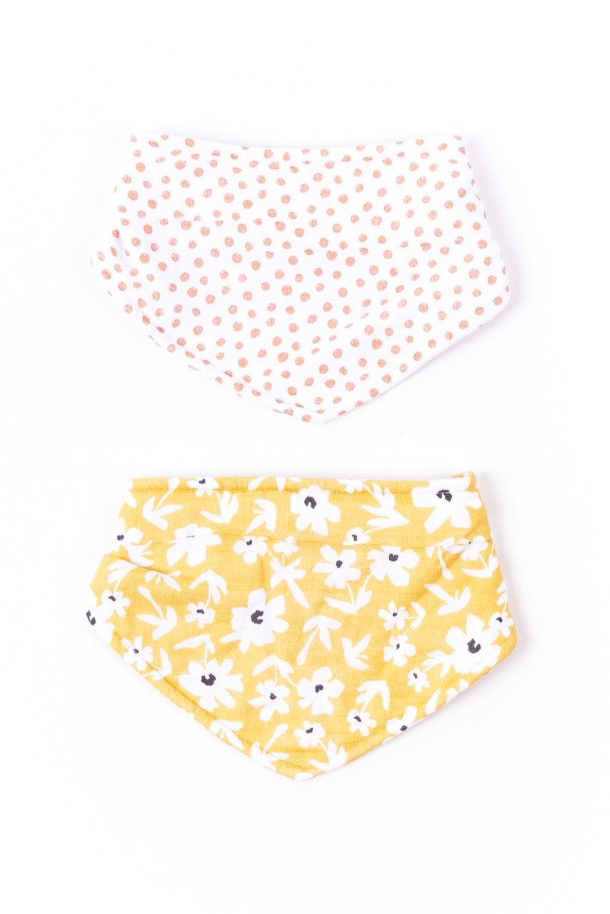 Wildflowers & Dots Bandana Bibs