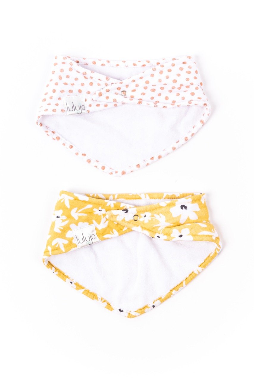Wildflowers & Dots Bandana Bibs