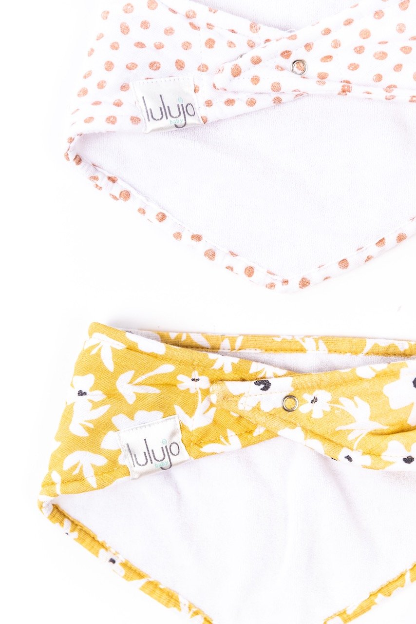 Wildflowers & Dots Bandana Bibs